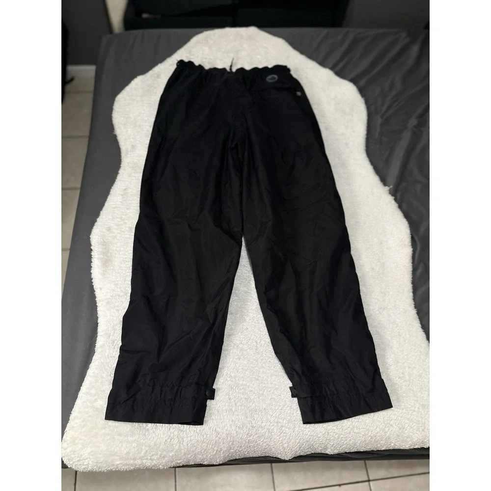 Adidas Mens Black Climashell Storm Pants‎ Active Full Side Zip Zipper XL
